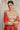 Flawless Tissue Thread Embroidery Cream And Red Lehenga Choli
