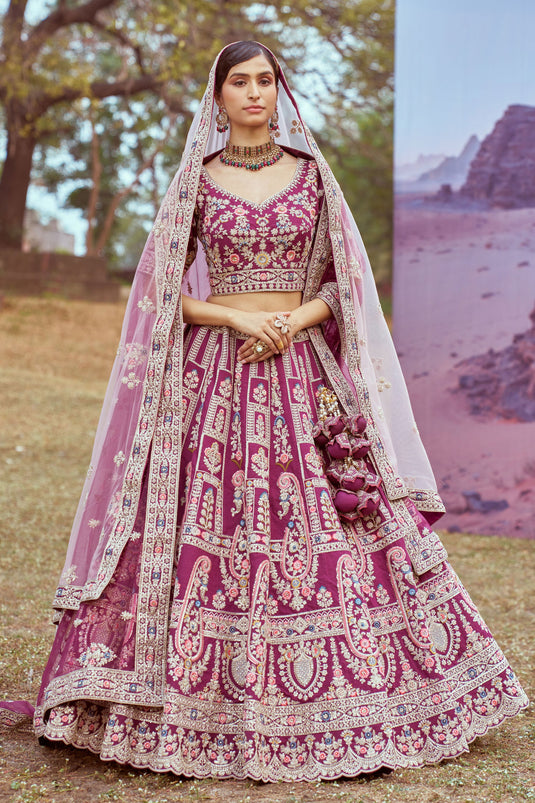 Charm Purple Designer Lehenga Choli