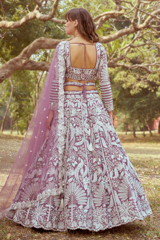 Enchanted Lavender Designer Lehenga Choli