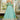 Chiffon Wedding Lehenga Choli With Sequins Embroidered In Sea Green Color