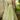 Sequins Embroidered Wedding Lehenga In Lime Green Chiffon With Blouse