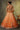 Tissue Fabric Orange Wedding Wear Lehenga Choli