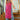 Appealing Pink Color Georgette Fabric Readymade Kurti With Embroidered Work