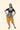 Rayon Fabric Navy Blue Color Beatific Look Readymade Top With Dhoti