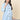 Readymade Light Cyan Color Beatific Look Short Cotton Kurti