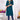 Bewitching Rayon Fabric Readymade Casual Kurti In Teal Color