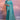 Cyan Color Handloom Raw Silk Weaving Border Work Saree