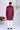 Embroidered Velvet Wine Wedding Wear Indo Western For Men