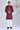 Embroidered Velvet Wine Wedding Wear Indo Western For Men