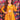 Yellow Grace Chinon Printed Kids Indo Western Suit With Shrug