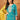 Cyan Silk Embroidered Readymade Palazzo Suit For Festive Wear