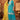 Cyan Silk Embroidered Readymade Palazzo Suit For Festive Wear