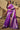 Purple Color Brasso Fabric Function Wear Glamorous Look Saree