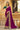 Border Work On Wine Color Sober Saree In Banglori Silk Fabric