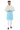Beautiful White And Cyan Color Wedding Wear Readymade Kurta Pyjama For Men In Fancy Fabric