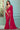 Dazzling Border Work On Rani Color Saree In Georgette Fabric