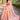 Border Work On Awesome Net Fabric Saree In Peach Color