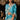 Tissue Silk Fabric Cyan Color  Beatific Look Embroidered Saree