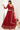 Net Fabric Captivating Sangeet Wear Red Color Designer Lehenga