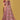 Classic Embroidered Work On Pink Color Organza Saree