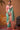 Excellent Handloom Weaving Silk Fabric Cyan Color Saree