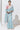 Engaging Light Cyan Color Organza Fabric Saree With Border Work
