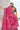 Blush Magenta Glow Pure Georgette Bridal Patola Saree