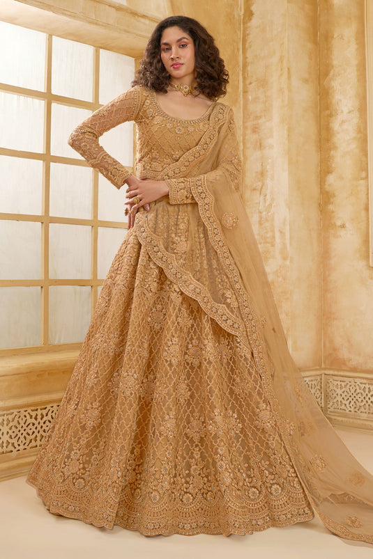 Charm Brown Designer Lehenga Choli