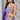 Elegance Dark Purple Chinon Sangeet Wear Lehenga Choli