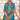 Graceful Art Silk Cyan Color Saree With Printed Work