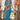 Graceful Art Silk Cyan Color Saree With Printed Work