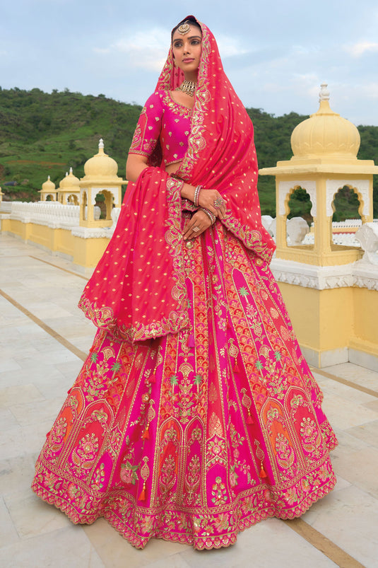 Blossom Rani Heavy Embroidered Bridal Lehenga Choli