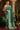Teal Color Crepe Silk Fabric Engaging Saree With Weaving Work