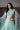 Flaming Cyan Pure Net Readymade Lehenga Choli