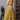 Attractive Organza Fabric Yellow Color Embroidered Readymade Lehenga