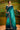 Vibrant Dark Cyan Color Fancy Saree with Intricate Border Finish