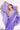 Fancy Fabric Lace Work Saree In Purple Color