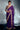 Organza Fabric Purple Color Patterned Saree With Fancy Heavy Work