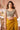 Georgette Lace Border Work Mustard Saree