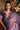 Incredible Border Work On Organza Fabric Purple Color Saree