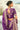 Viscose Border Work Purple Saree With Embroidered Blouse