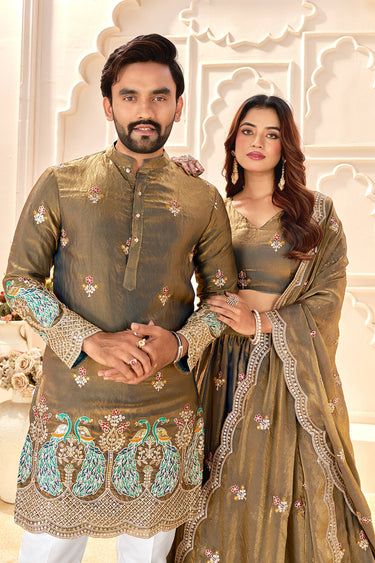 Art Silk Fabric Designer 3 Piece Embroidered Lehenga Choli