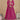 Vartika Singh Trendy Georgette Fabric Rani Color Readymade Gown With Dupatta