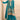 Vartika Singh Embroidered Work On Chinon Fabric Teal Color Gorgeous Palazzo Suit