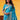 Weaving Work Cyan Art Silk Fabric Function Wear Saree