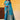 Weaving Work Cyan Art Silk Fabric Function Wear Saree