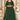 Fascinating Dark Green Color Georgette Fabric Sequins Embroidered Anarkali Suit