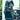 Engaging Teal Color Chinon Fabric Embroidered Palazzo Suit