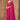 Embroidered Art Silk Fabric Pink Saree For Function Wear