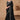 Black Georgette Satin Embroidered Festive Wear Saree